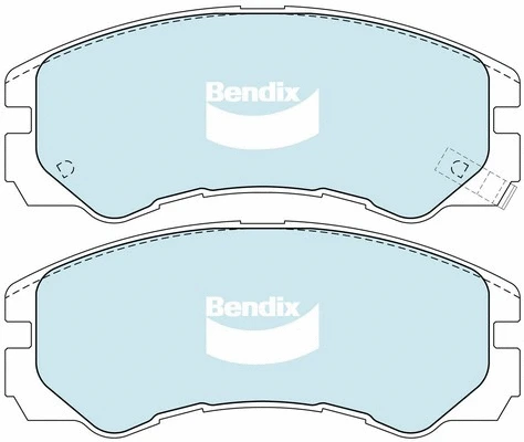 Brake Pad Set, disc brake (DB1270 4WD)