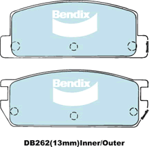 Brake Pad Set, disc brake (DB262 GCT)