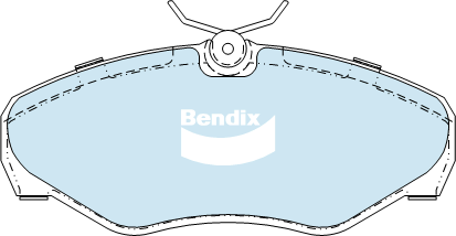 Brake Pad Set, disc brake (DB1962 EURO+)