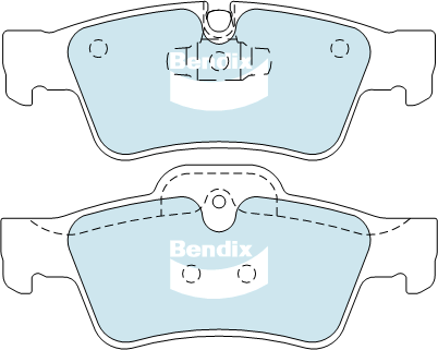 Brake Pad Set, disc brake (DB2049 EURO+)