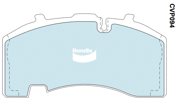 Brake Pad Set, disc brake (CVP094 PT)