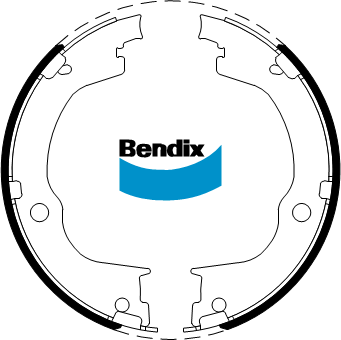 Brake Shoe Set, parking brake (BS5258)