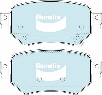 Brake Pad Set, disc brake (DB2425 GCT)