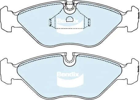 Brake Pad Set, disc brake (DB1156 GCT)