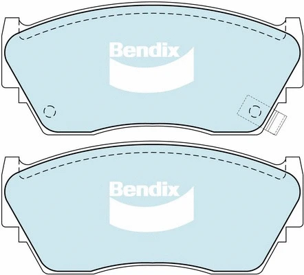 Brake Pad Set, disc brake (DB1210 GCT)