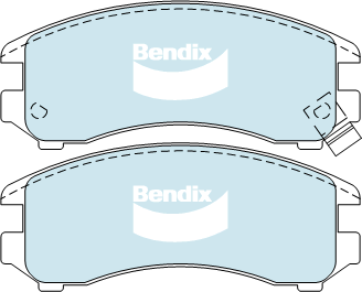 Brake Pad Set, disc brake (DB1117 SRT)