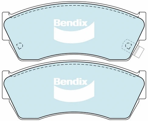 Brake Pad Set, disc brake (DB1155 GCT)