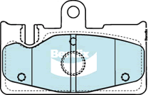Brake Pad Set, disc brake (DB1497 GCT)