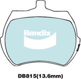 Brake Pad Set, disc brake (DB815 GCT)