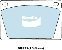 Brake Pad Set, disc brake (DB522 GCT)
