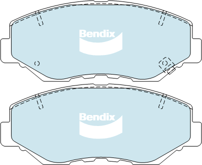 Brake Pad Set, disc brake (DB1481 4WD)