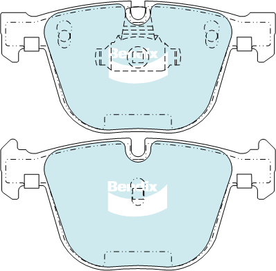 Brake Pad Set, disc brake (DB2197 GCT)