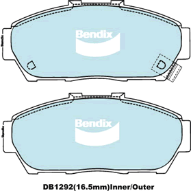 Brake Pad Set, disc brake (DB1292 GCT)