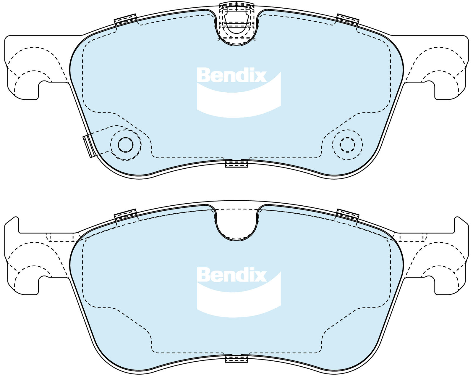 Brake Pad Set, disc brake (DB2633 4WD)
