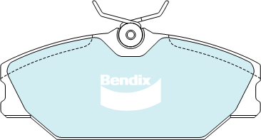 Brake Pad Set, disc brake (DB2029 EURO+)