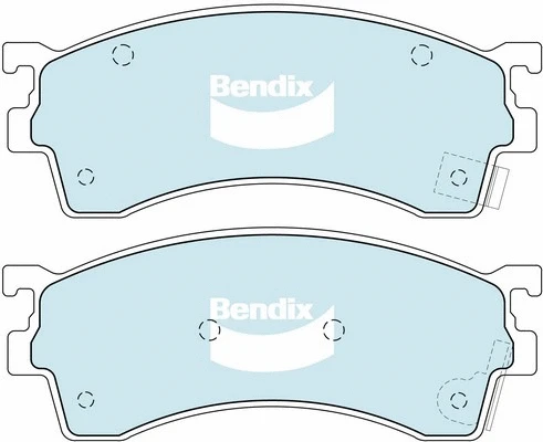 Brake Pad Set, disc brake (DB1255 GCT)