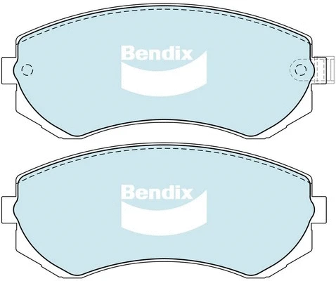Brake Pad Set, disc brake (DB1148 4WD)