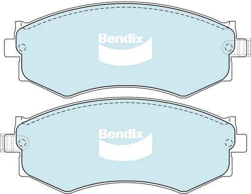 Brake Pad Set, disc brake (DB1165 GCT)