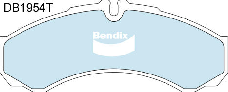 Brake Pad Set, disc brake (DB1954T HD)