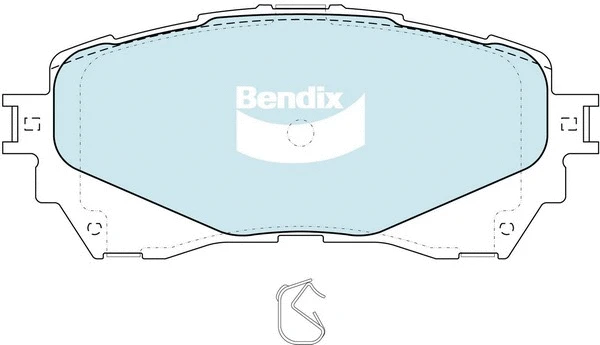 Brake Pad Set, disc brake (DB2293 GCT)