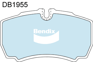 Brake Pad Set, disc brake (DB1955 EURO+)