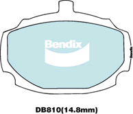 Brake Pad Set, disc brake (DB810 GCT)