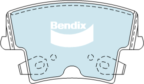 Brake Pad Set, disc brake (DB2062 GCT)