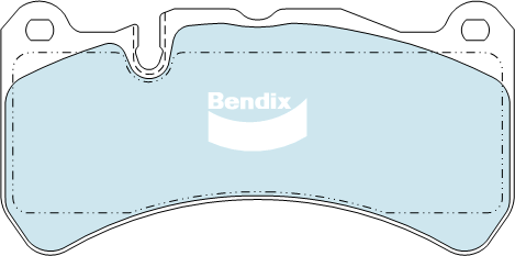 Brake Pad Set, disc brake (DB1845 EURO+)