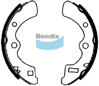 Brake Shoe Set (BS1393)
