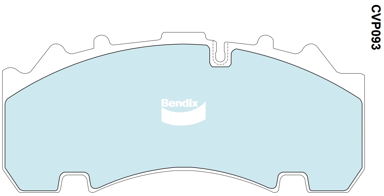Brake Pad Set, disc brake (CVP093 PT)