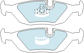 Brake Pad Set, disc brake (DB296 EURO+)