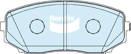 Brake Pad Set, disc brake (DB1916 4WD)