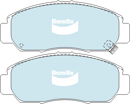 Brake Pad Set, disc brake (DB1515 GCT)