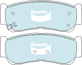 Brake Pad Set, disc brake (DB2035 4WD)