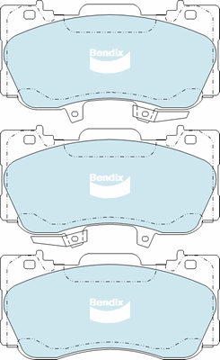 Brake Pad Set, disc brake (DB2475 ULT+)