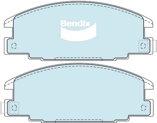 Brake Pad Set, disc brake (DB1116 4WD)