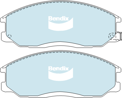 Brake Pad Set, disc brake (DB1745 4WD)