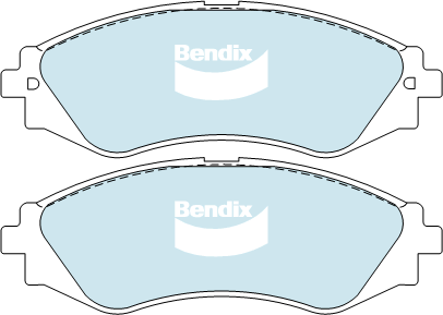 Brake Pad Set, disc brake (DB1370 GCT)