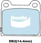 Brake Pad Set, disc brake (DB2 EURO+)
