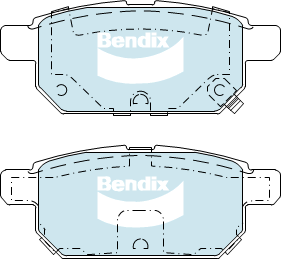 Brake Pad Set, disc brake (DB2364 4WD)