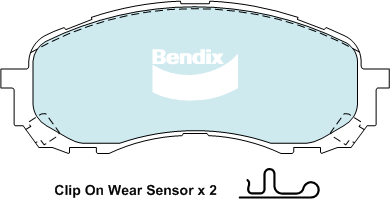Brake Pad Set, disc brake (DB1744 GCT)
