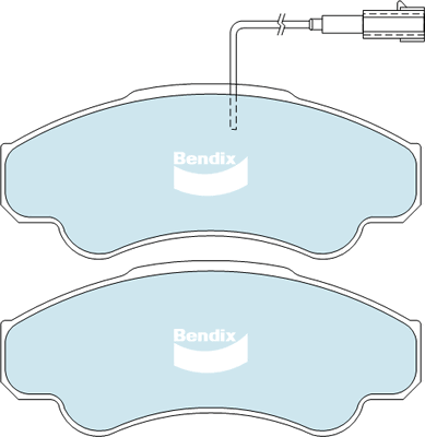 Brake Pad Set, disc brake (DB2045 HD)