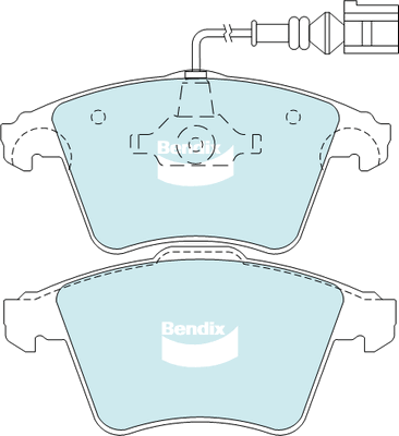 Brake Pad Set, disc brake (DB1947 HD)
