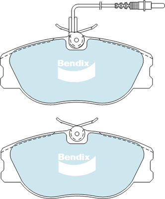 Brake Pad Set, disc brake (DB1704 EURO+)