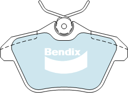 Brake Pad Set, disc brake (DB2038 EURO+)