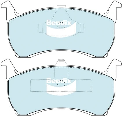 Brake Pad Set, disc brake (DB1108 GCT)