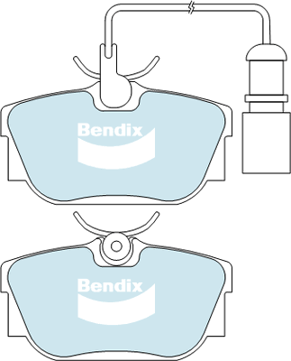 Brake Pad Set, disc brake (DB2055 HD)