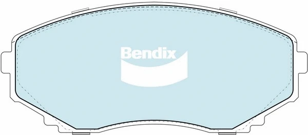 Brake Pad Set, disc brake (DB1274 GCT)