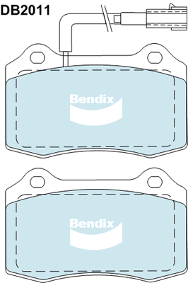 Brake Pad Set, disc brake (DB2011 GCT)