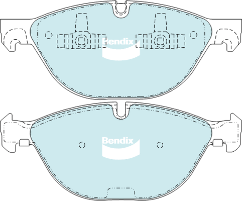 Brake Pad Set, disc brake (DB2209 EURO+)